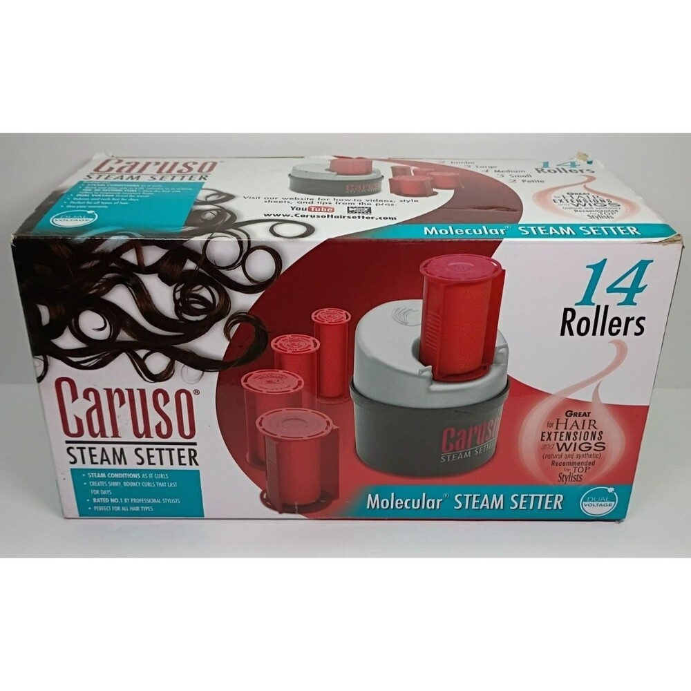 Caruso Molecular Steam Setter 14 Roller Hair Curlers C97956 Gently Used